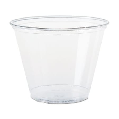 Dart Ultra Clear Cups, Squat, 9 Oz, Pet, 50/bag, 1000PK TP9R